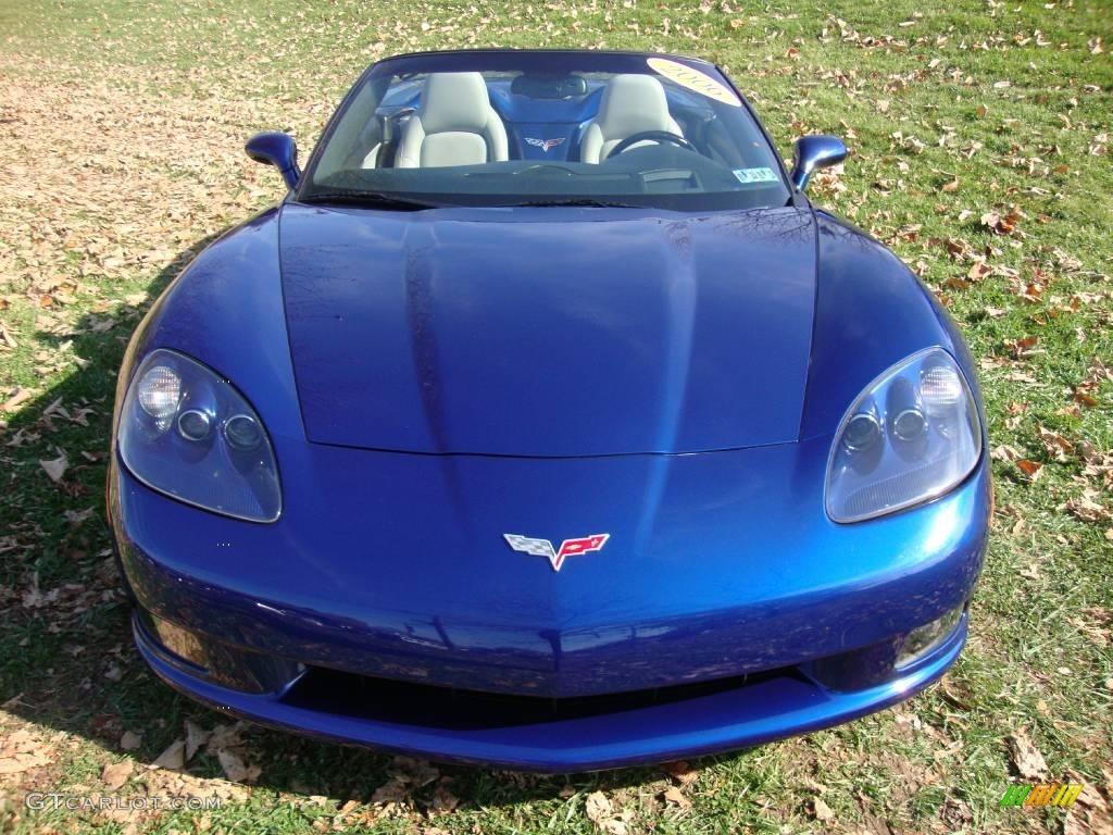 2006 Corvette Convertible - LeMans Blue Metallic / Titanium Gray photo #3