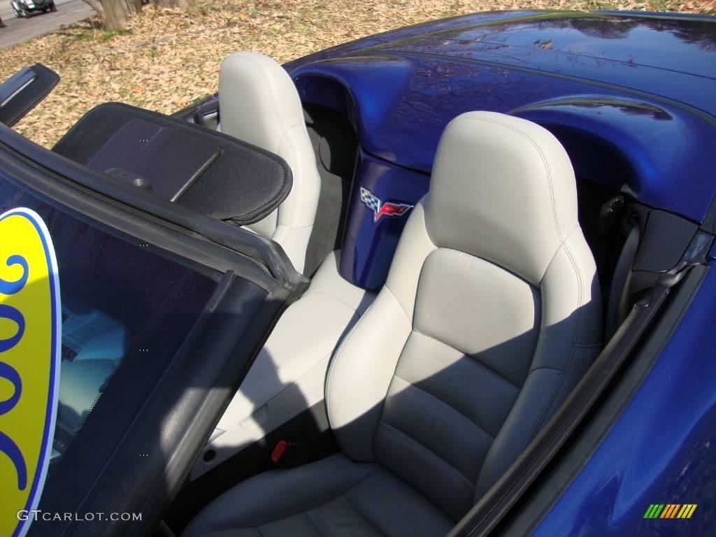 2006 Corvette Convertible - LeMans Blue Metallic / Titanium Gray photo #25