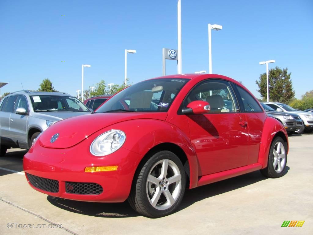 2009 New Beetle 2.5 Coupe - Salsa Red / Cream photo #1