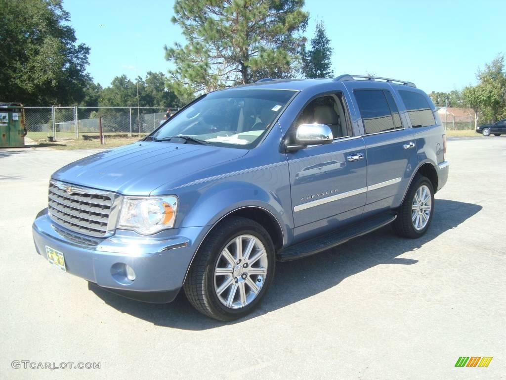 2007 Aspen Limited HEMI - Marine Blue Pearl / Dark Khaki/Light Graystone photo #1