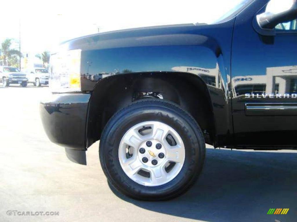 2009 Silverado 1500 LT Crew Cab - Black / Ebony photo #15