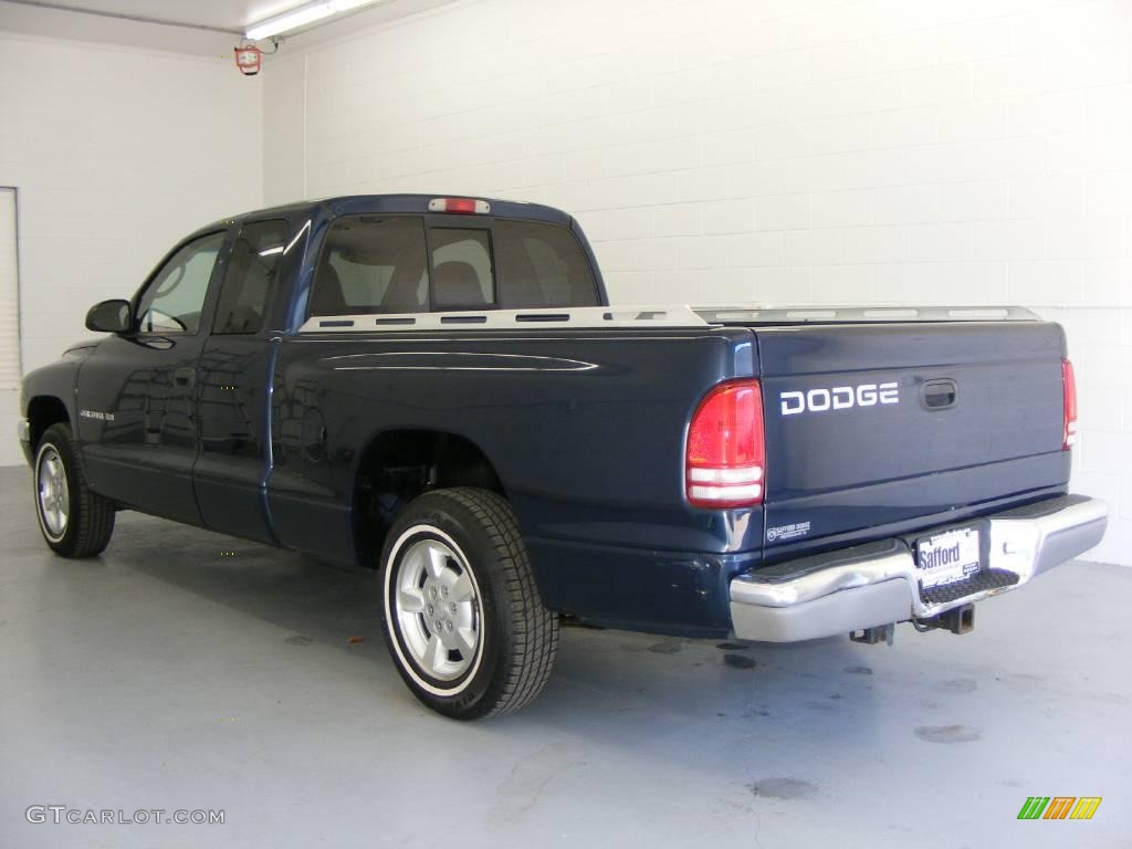 2002 Dakota SLT Club Cab - Patriot Blue Pearl / Dark Slate Gray photo #6