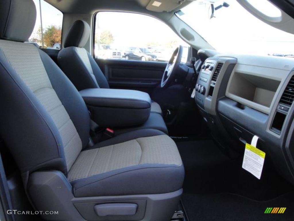 2010 Ram 1500 ST Regular Cab - Stone White / Dark Slate/Medium Graystone photo #13