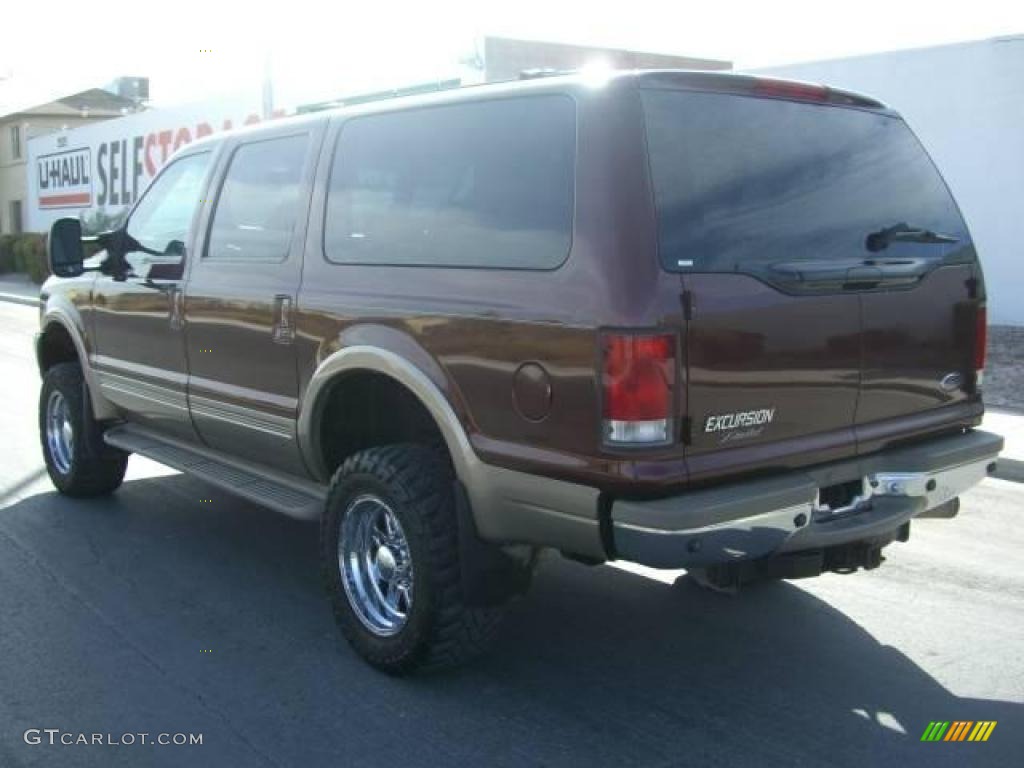 2000 Excursion Limited 4x4 - Toreador Red Metallic / Medium Parchment photo #14