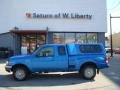Bright Atlantic Blue Metallic 1998 Ford Ranger XLT Extended Cab 4x4