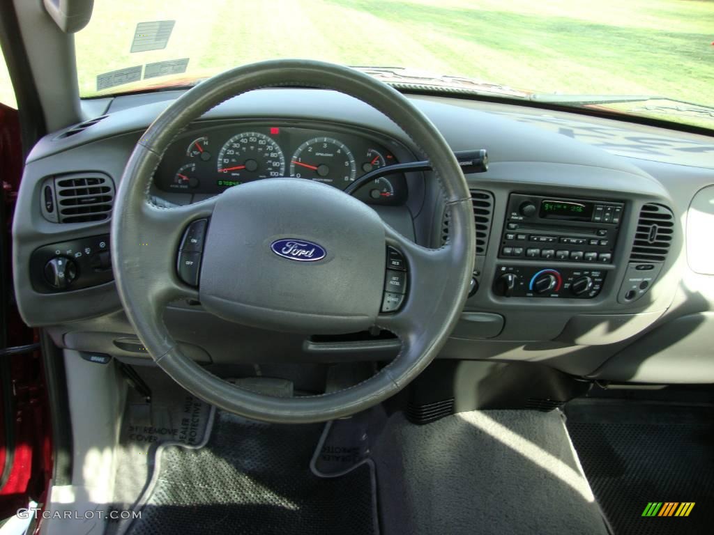 2003 F150 XLT Regular Cab 4x4 - Toreador Red Metallic / Medium Graphite Grey photo #29