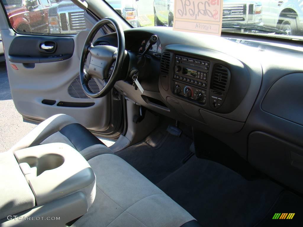 2004 F150 SVT Lightning - Dark Shadow Grey Metallic / SVT Black/Light Flint photo #11