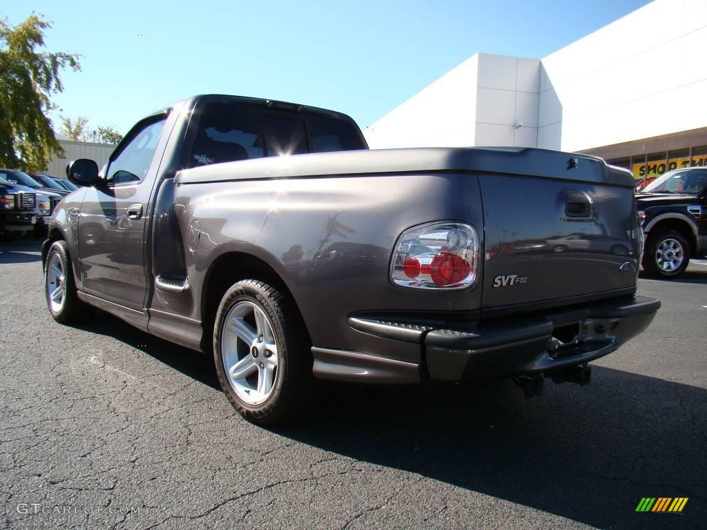 2004 F150 SVT Lightning - Dark Shadow Grey Metallic / SVT Black/Light Flint photo #21