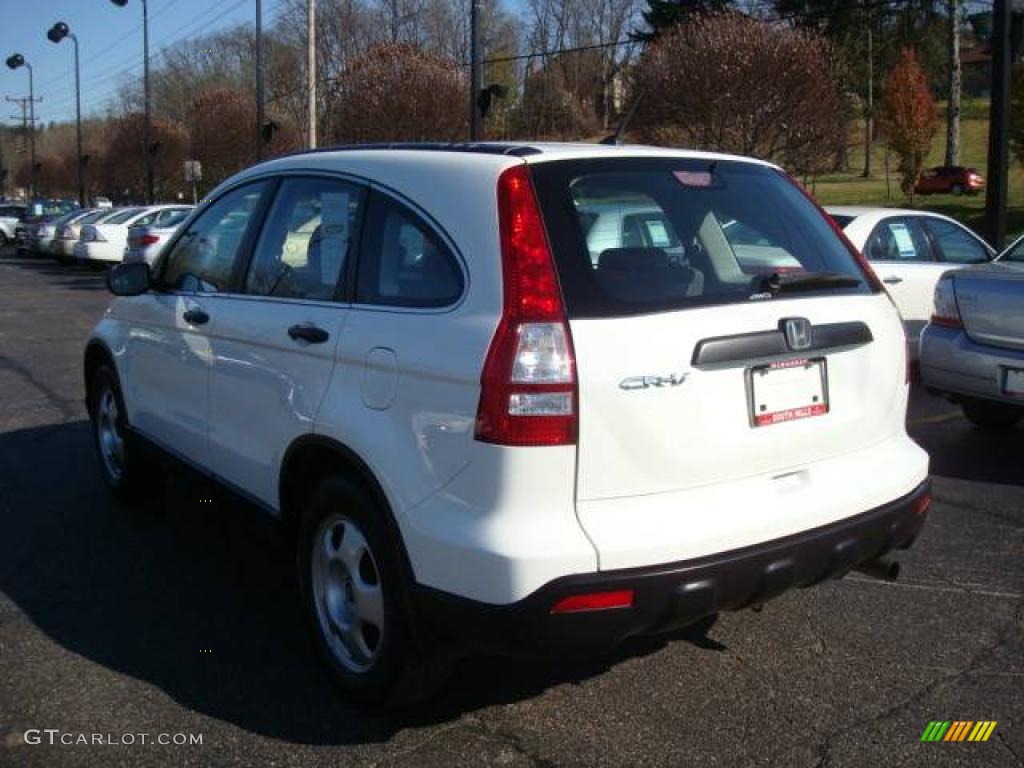 2007 CR-V LX 4WD - Taffeta White / Gray photo #2