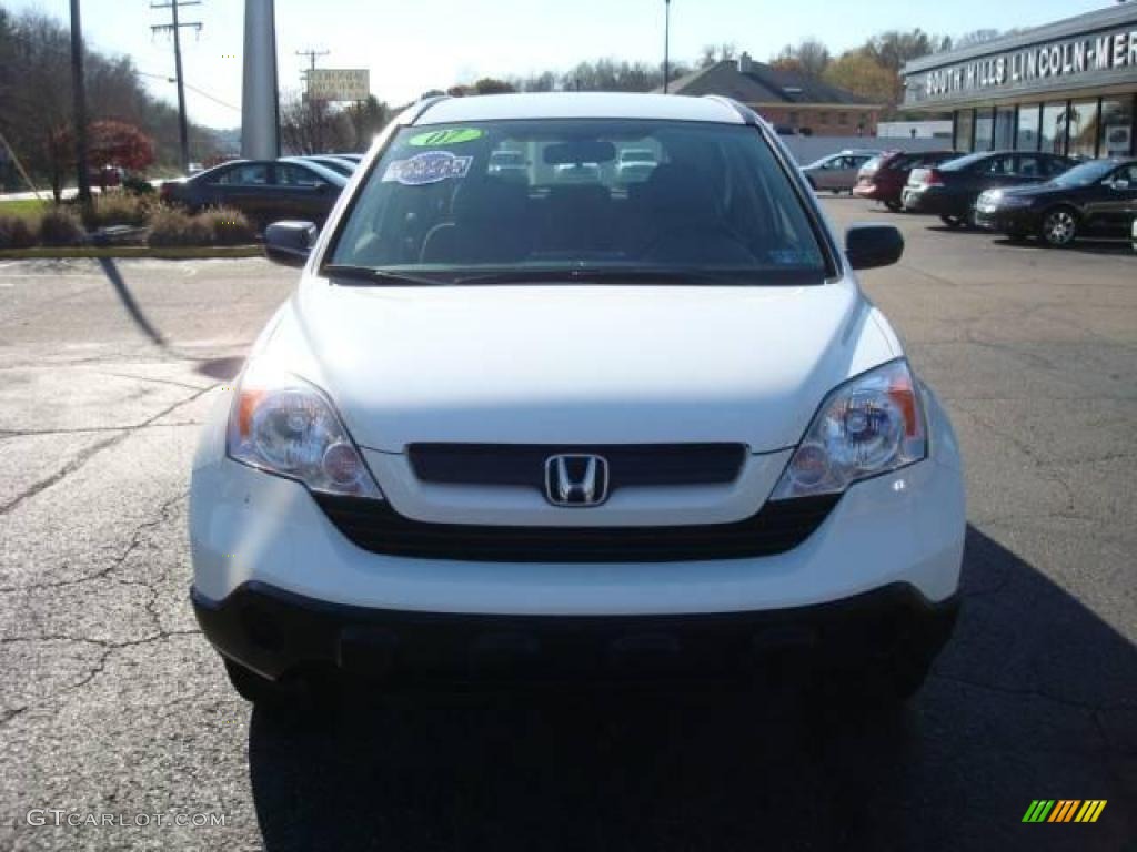 2007 CR-V LX 4WD - Taffeta White / Gray photo #6