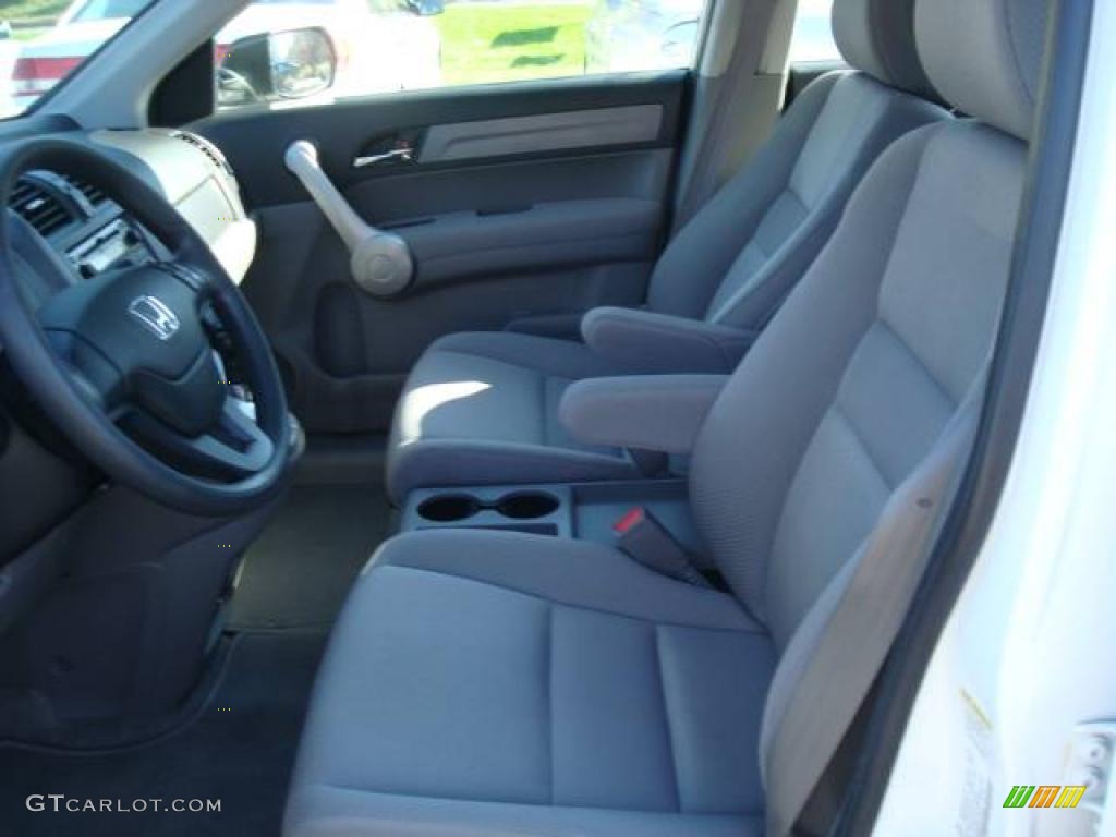 2007 CR-V LX 4WD - Taffeta White / Gray photo #8