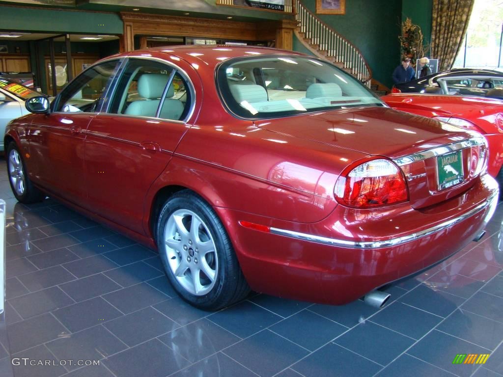 2006 S-Type 4.2 - Radiance Red Metallic / Ivory photo #6
