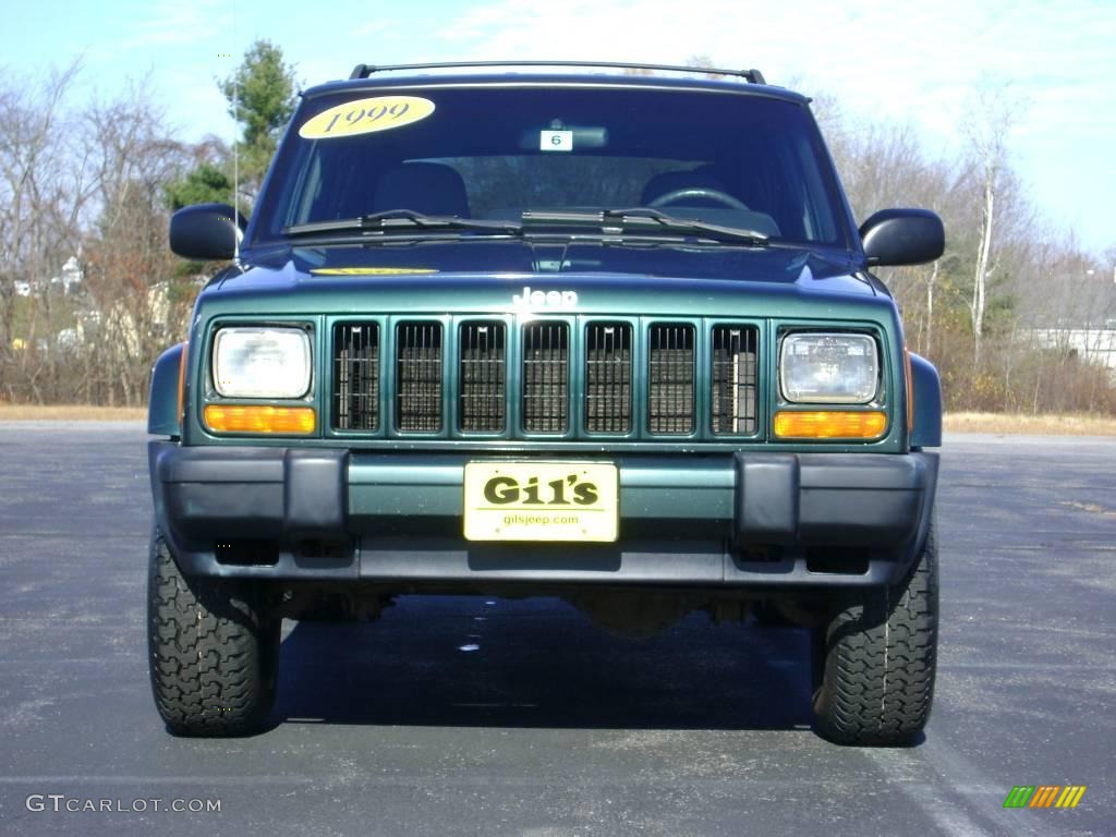 1999 Cherokee Sport 4x4 - Forest Green Pearl / Agate photo #2