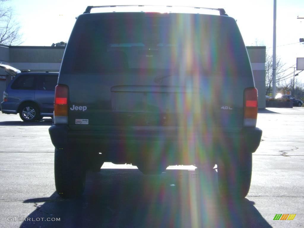 1999 Cherokee Sport 4x4 - Forest Green Pearl / Agate photo #6