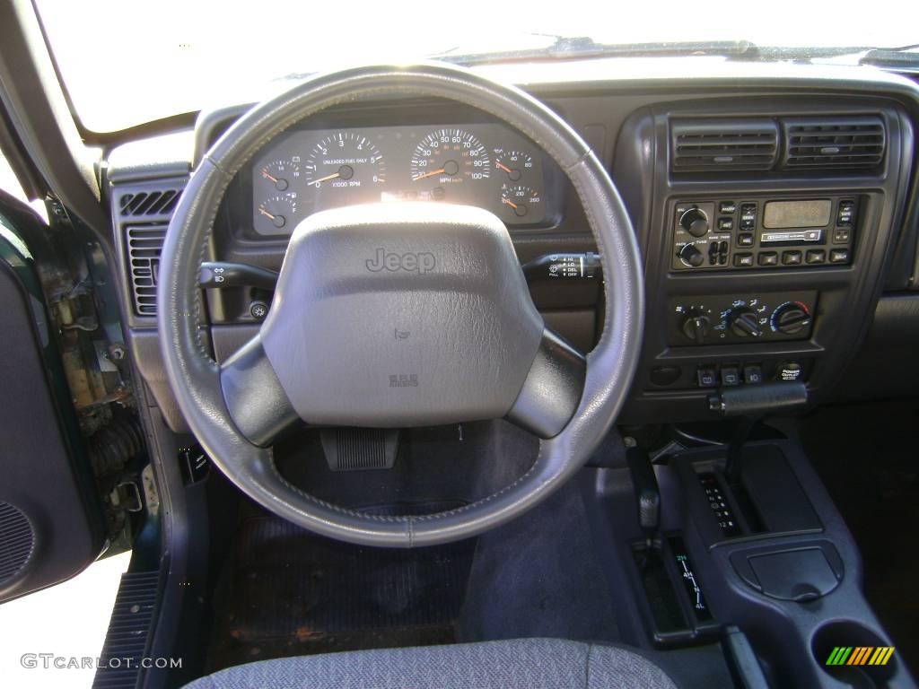 1999 Cherokee Sport 4x4 - Forest Green Pearl / Agate photo #13