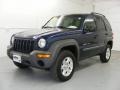 2002 Patriot Blue Pearlcoat Jeep Liberty Sport 4x4  photo #1