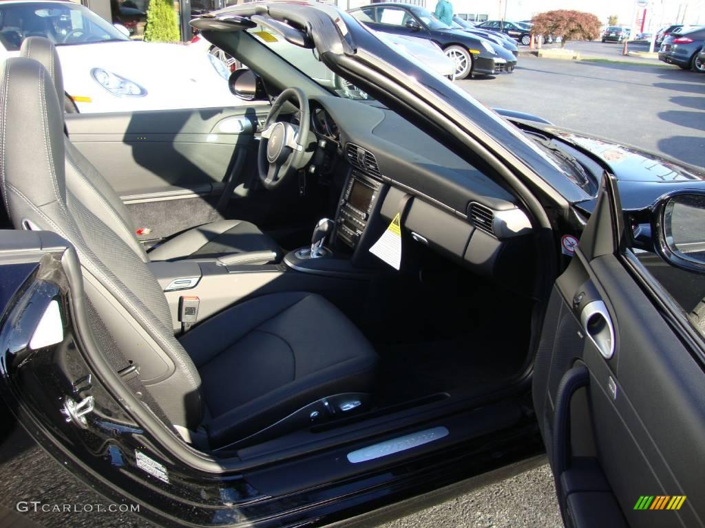 2010 911 Carrera Cabriolet - Black / Black photo #19