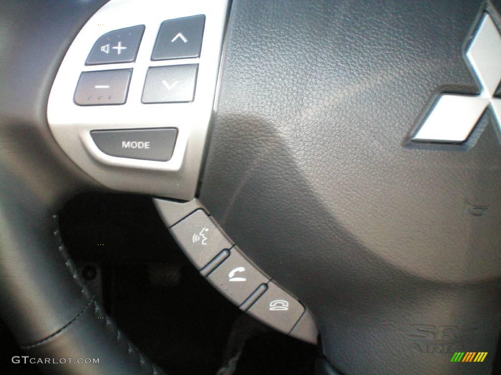 2010 Lancer Sportback GTS - Wicked White Metallic / Black photo #3