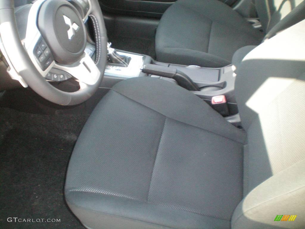2010 Lancer RALLIART AWD - Apex Silver Metallic / Black photo #2