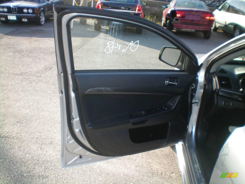 2010 Lancer RALLIART AWD - Apex Silver Metallic / Black photo #16