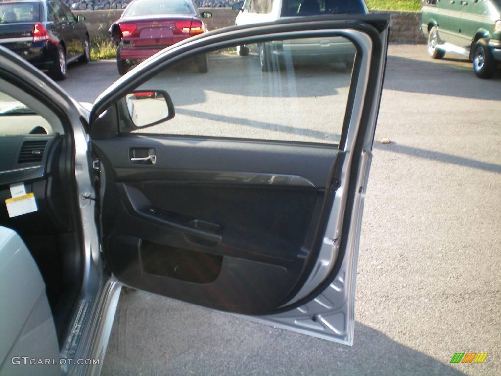 2010 Lancer RALLIART AWD - Apex Silver Metallic / Black photo #23