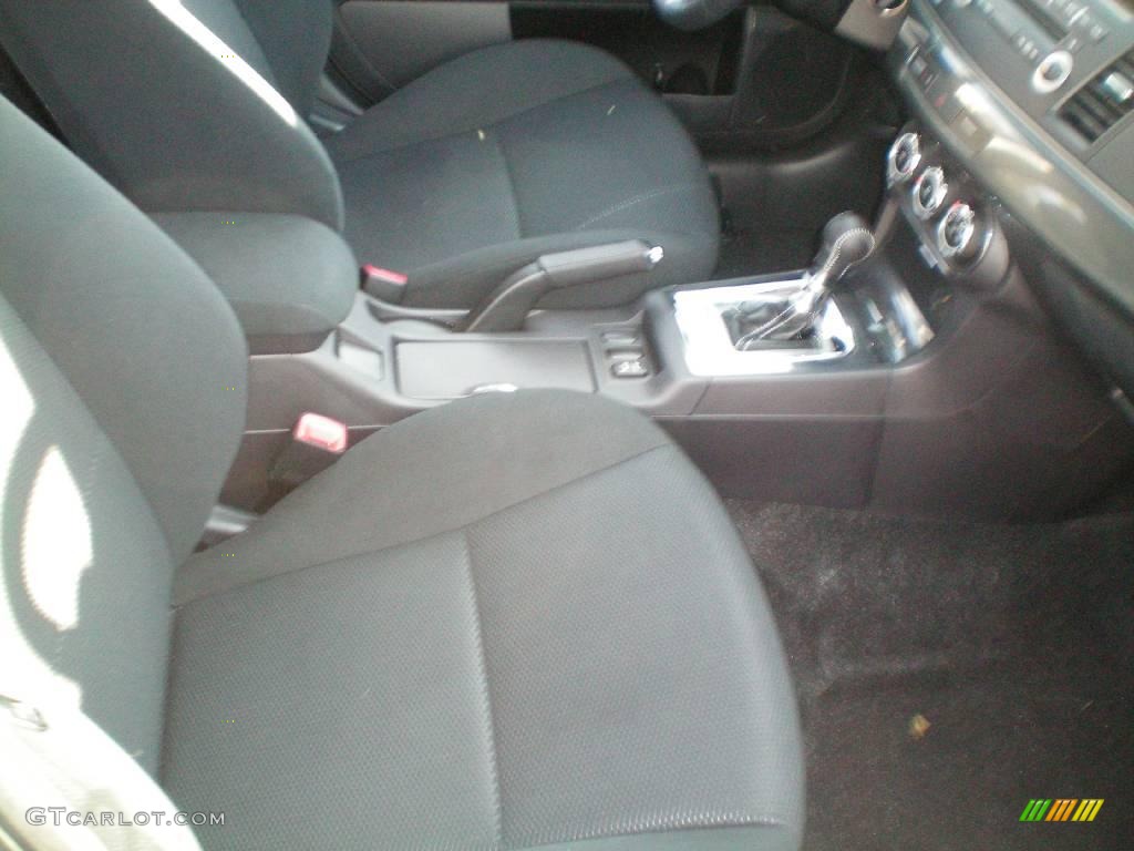 2010 Lancer RALLIART AWD - Apex Silver Metallic / Black photo #24