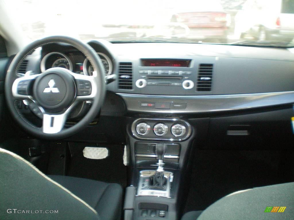2010 Lancer RALLIART AWD - Apex Silver Metallic / Black photo #25