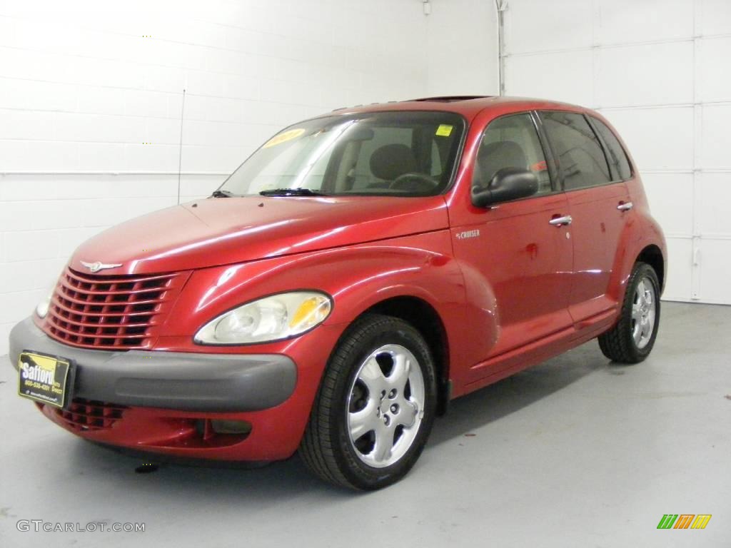 2001 PT Cruiser  - Inferno Red Pearl / Taupe/Pearl Beige photo #1