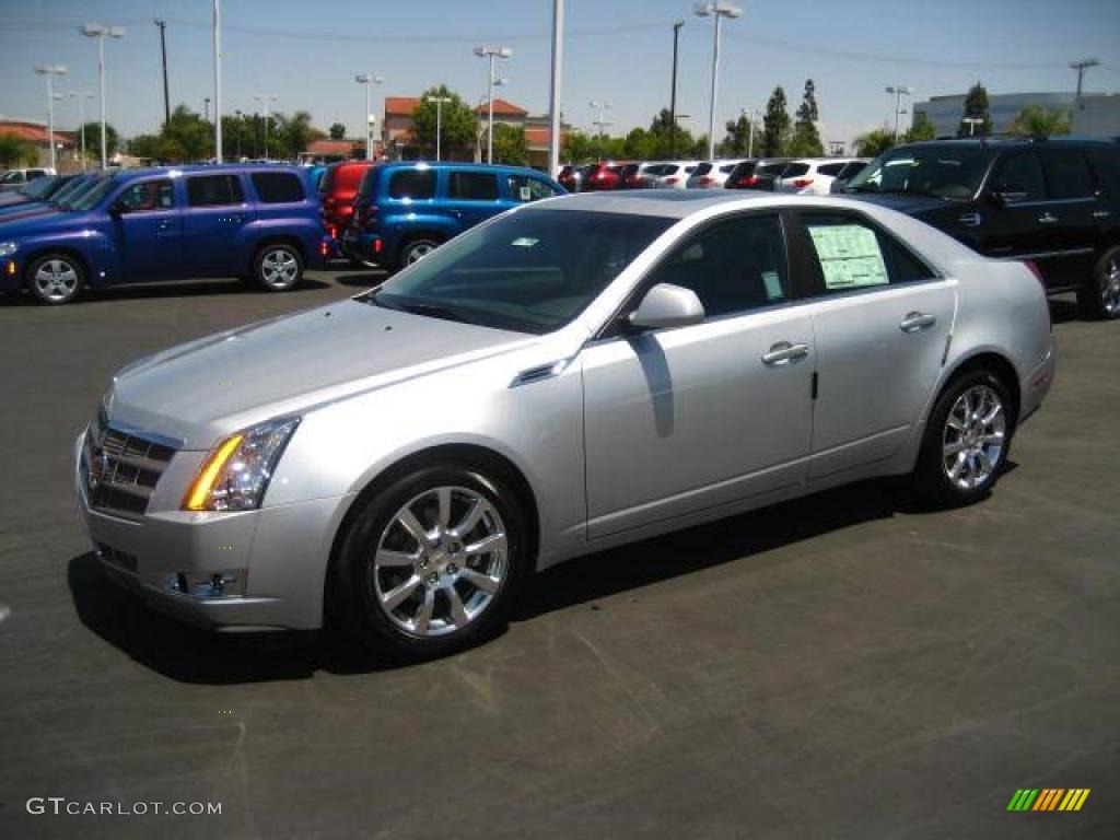 2009 CTS Sedan - Radiant Silver / Ebony photo #2
