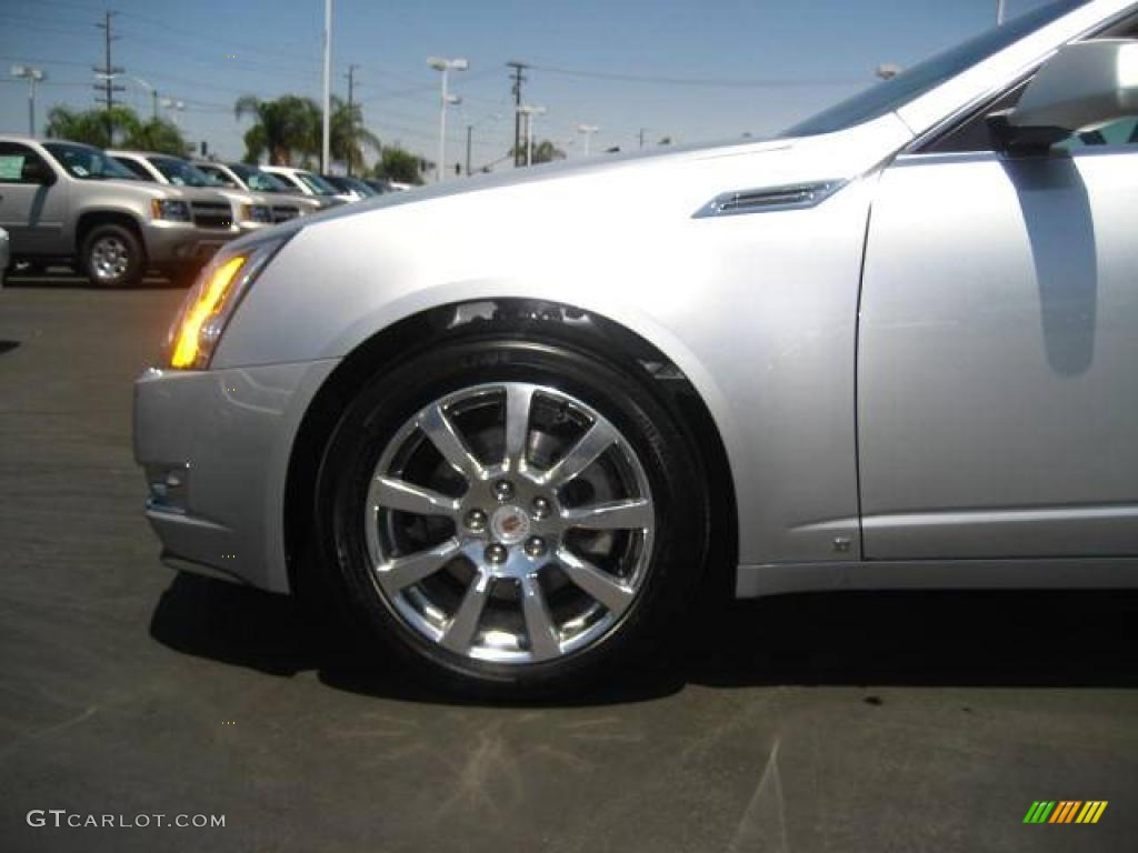 2009 CTS Sedan - Radiant Silver / Ebony photo #4