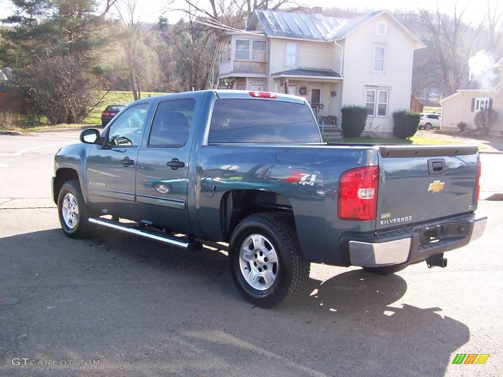 2009 Silverado 1500 LT Z71 Crew Cab 4x4 - Blue Granite Metallic / Ebony photo #5