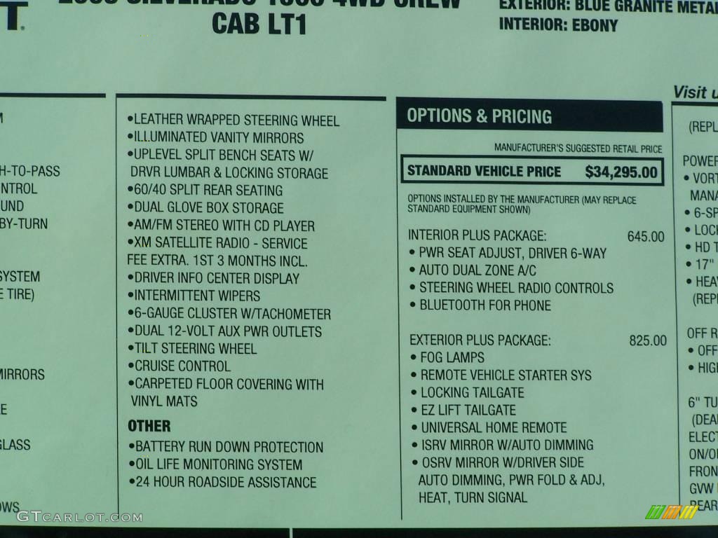 2009 Silverado 1500 LT Z71 Crew Cab 4x4 - Blue Granite Metallic / Ebony photo #8