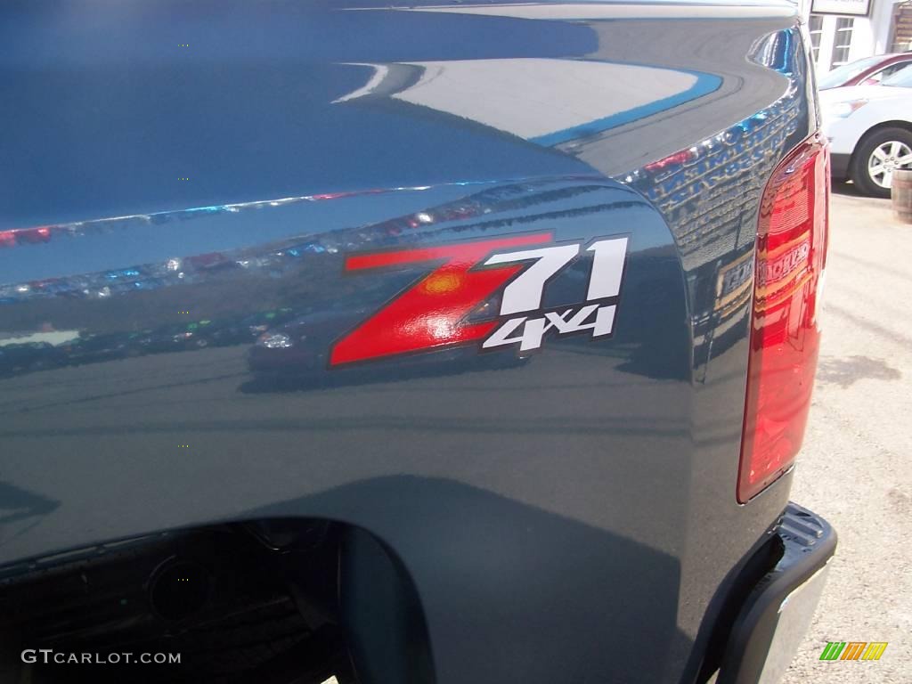 2009 Silverado 1500 LT Z71 Crew Cab 4x4 - Blue Granite Metallic / Ebony photo #14