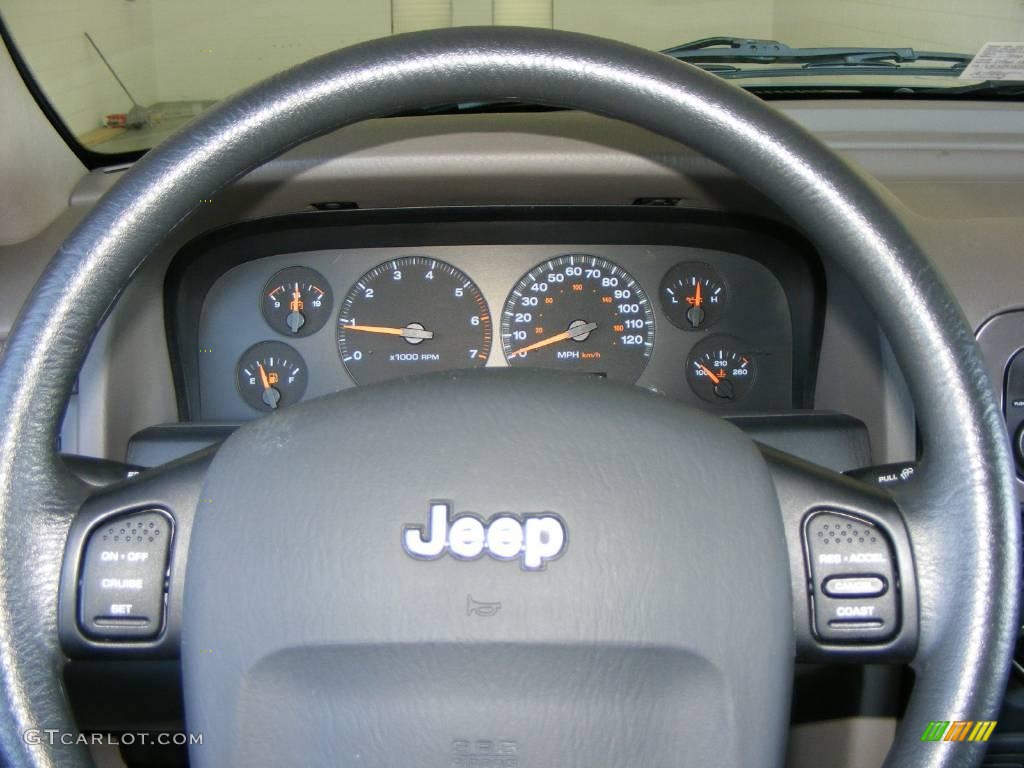 2004 Grand Cherokee Laredo 4x4 - Graphite Metallic / Taupe photo #8