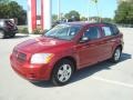 2007 Inferno Red Crystal Pearl Dodge Caliber SE  photo #1