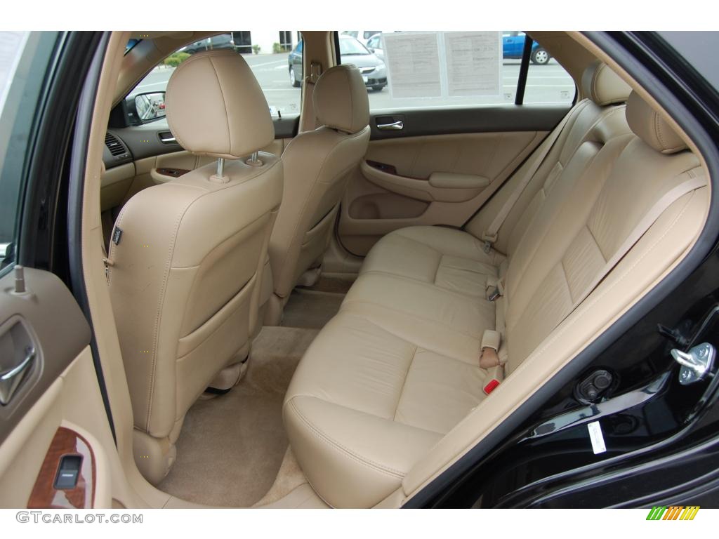 2006 Accord EX-L V6 Sedan - Nighthawk Black Pearl / Ivory photo #11
