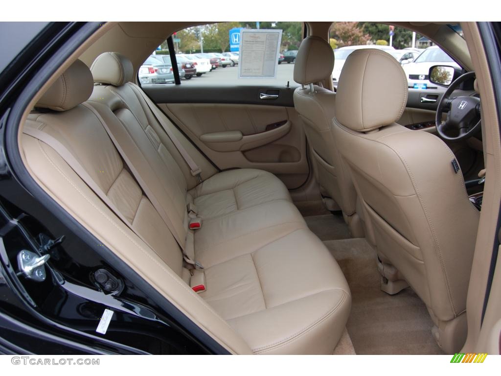 2006 Accord EX-L V6 Sedan - Nighthawk Black Pearl / Ivory photo #15