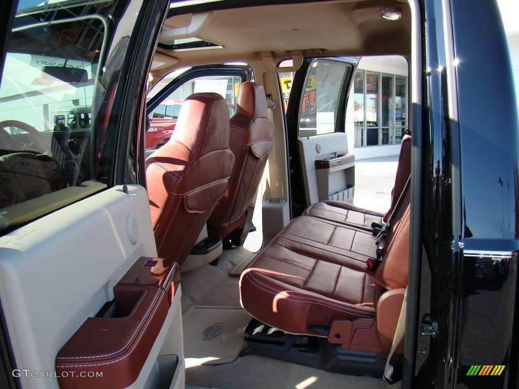 2010 F250 Super Duty King Ranch Crew Cab 4x4 - Black / Chaparral Leather photo #9
