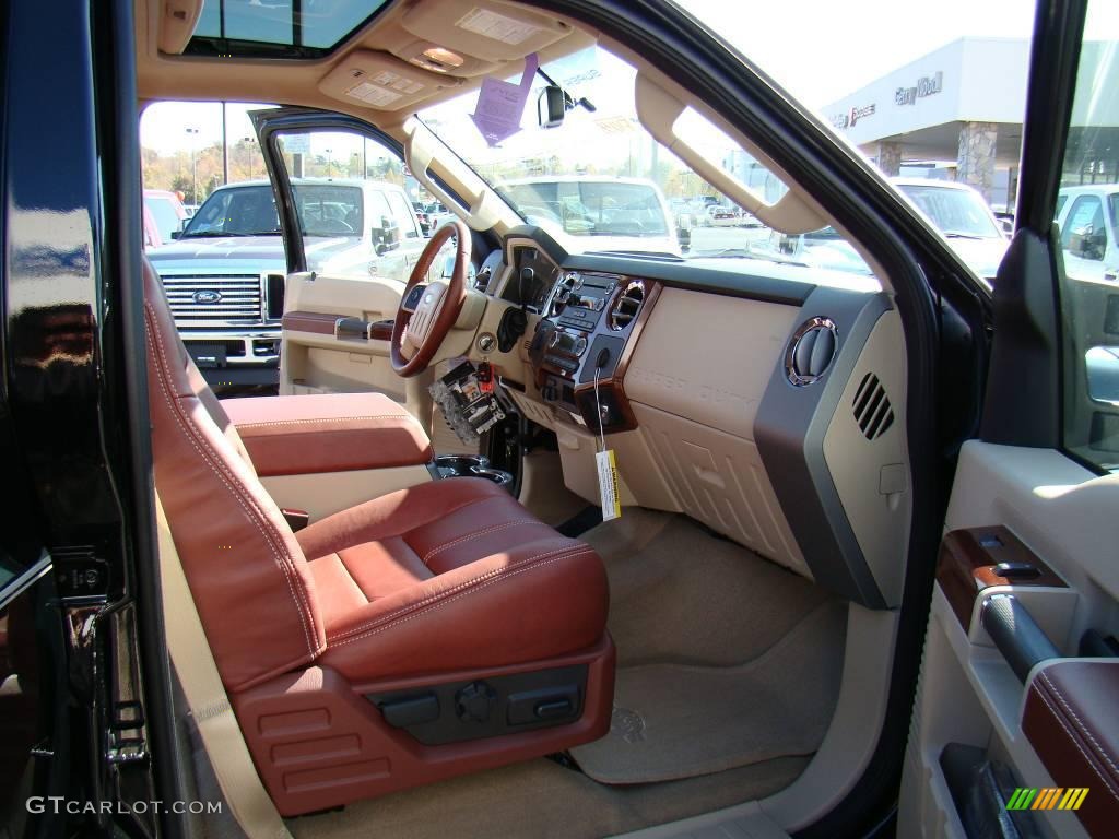 2010 F250 Super Duty King Ranch Crew Cab 4x4 - Black / Chaparral Leather photo #12