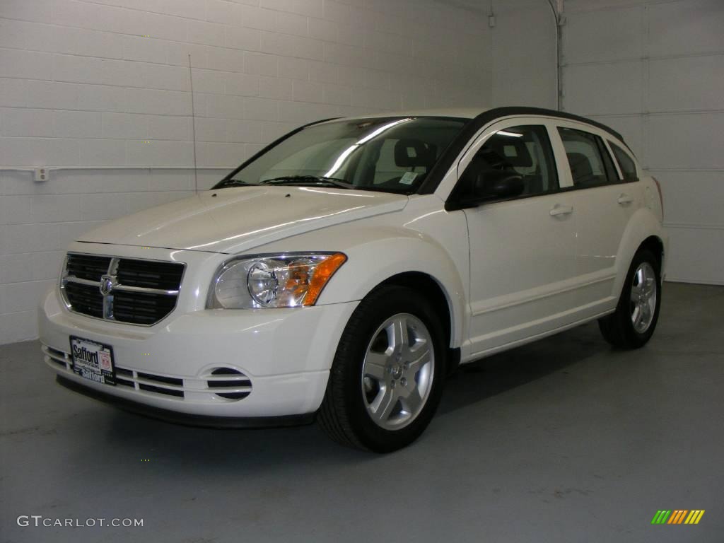 2009 Caliber SXT - Stone White / Dark Slate Gray photo #1