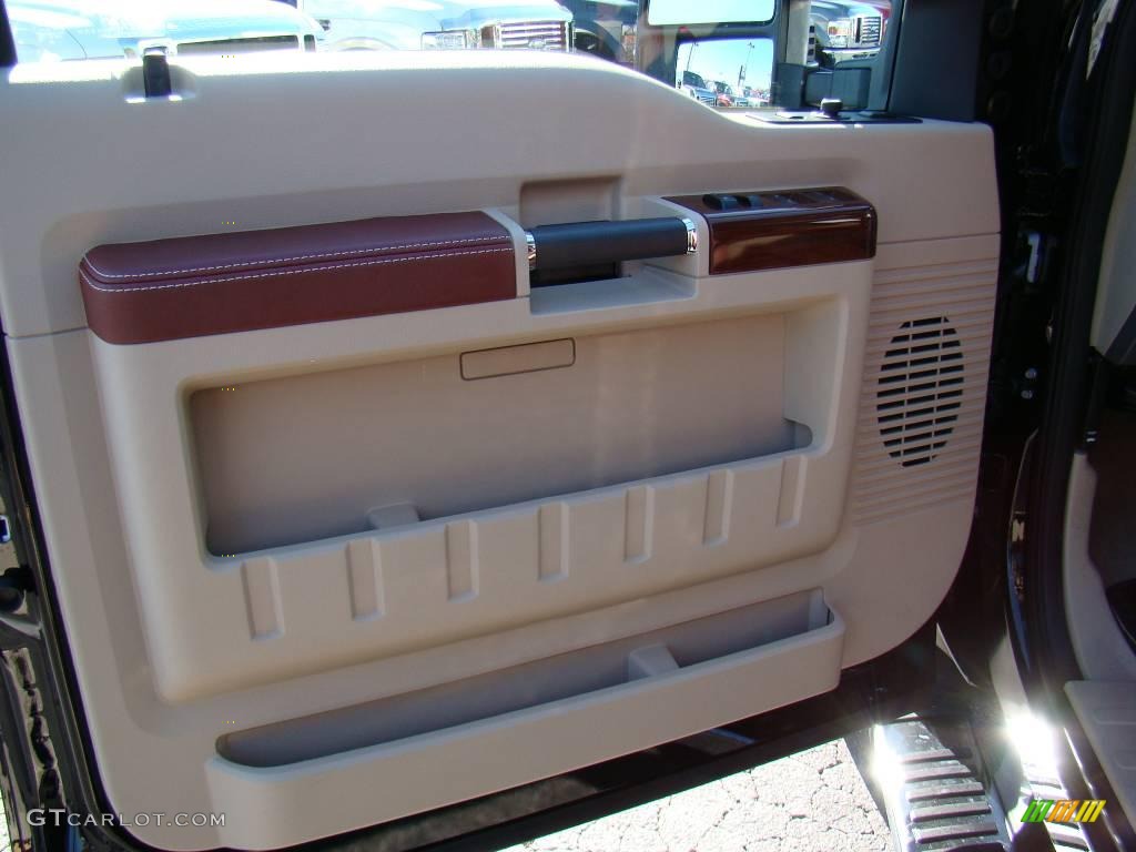 2010 F250 Super Duty King Ranch Crew Cab 4x4 - Black / Chaparral Leather photo #18