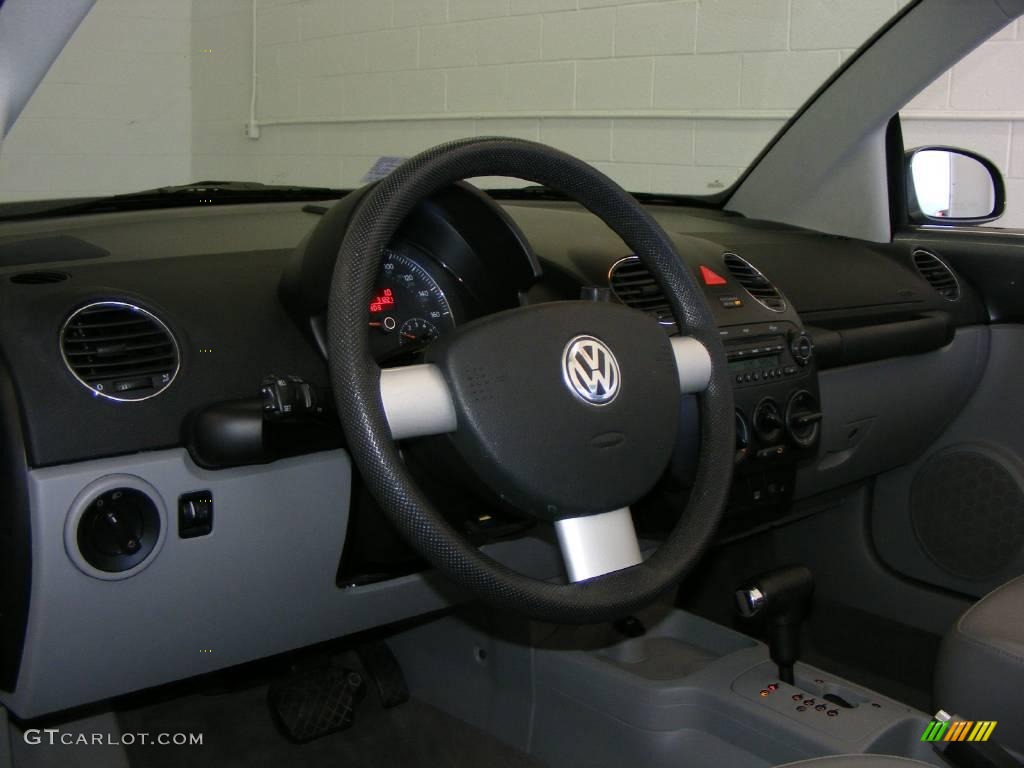 2006 New Beetle 2.5 Convertible - Platinum Grey / Grey photo #13