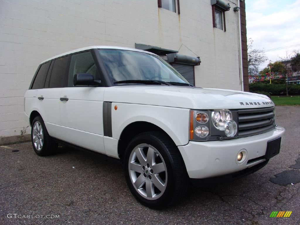 2004 Range Rover HSE - Chawton White / Sand/Jet Black photo #9