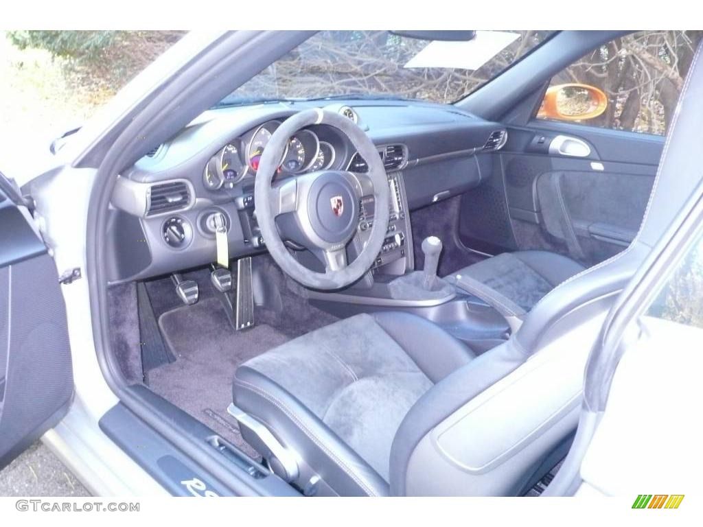 2007 911 GT3 RS - Arctic Silver Metallic/Orange / Black photo #14