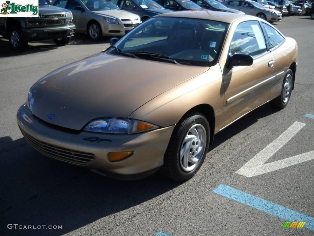 1998 Cavalier Coupe - Gold Metallic / Neutral photo #14