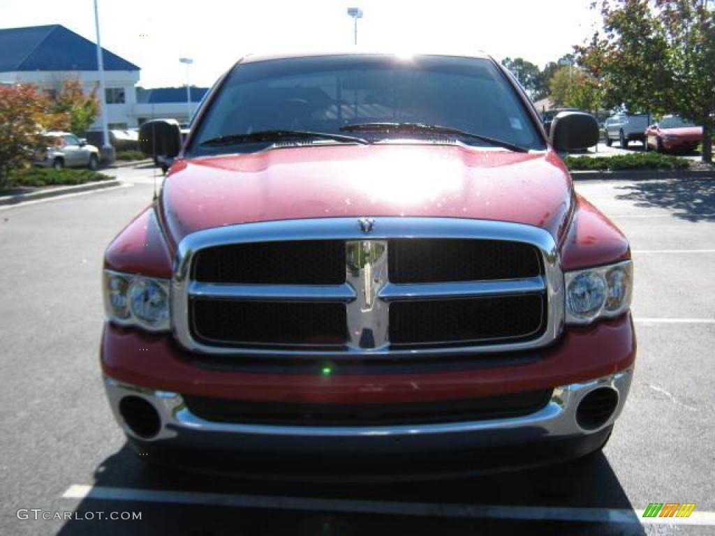 2005 Ram 1500 ST Regular Cab - Flame Red / Taupe photo #19