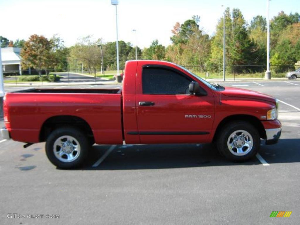 2005 Ram 1500 ST Regular Cab - Flame Red / Taupe photo #20