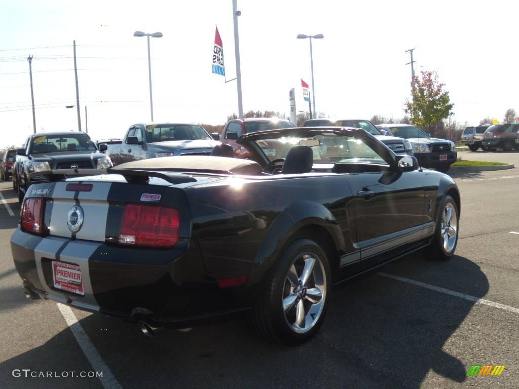 2006 Mustang Shelby GT Convertible - Black / Dark Charcoal photo #5