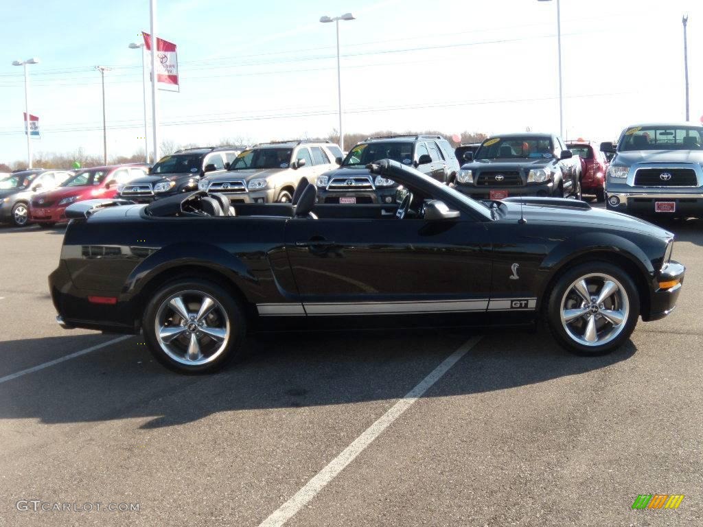 2006 Mustang Shelby GT Convertible - Black / Dark Charcoal photo #9