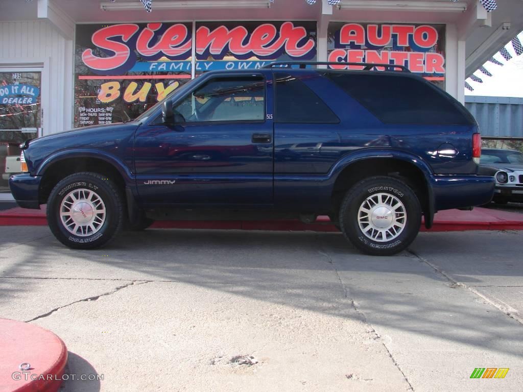 2001 Jimmy SLS 4x4 - Indigo Blue Metallic / Graphite photo #1